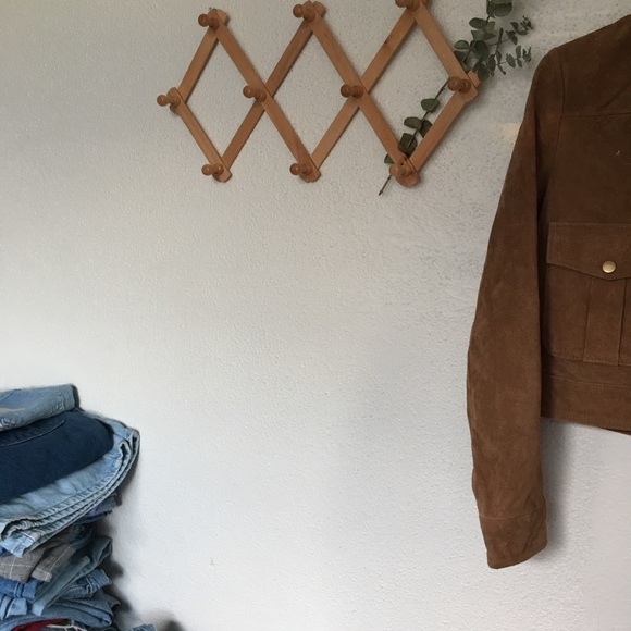 VTG Suede Leather Jacket - Picture 5 of 6